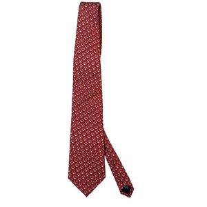 Vineyard Vines Tie 100% Silk Red Construction Hard Hat Hammer Custom Collection